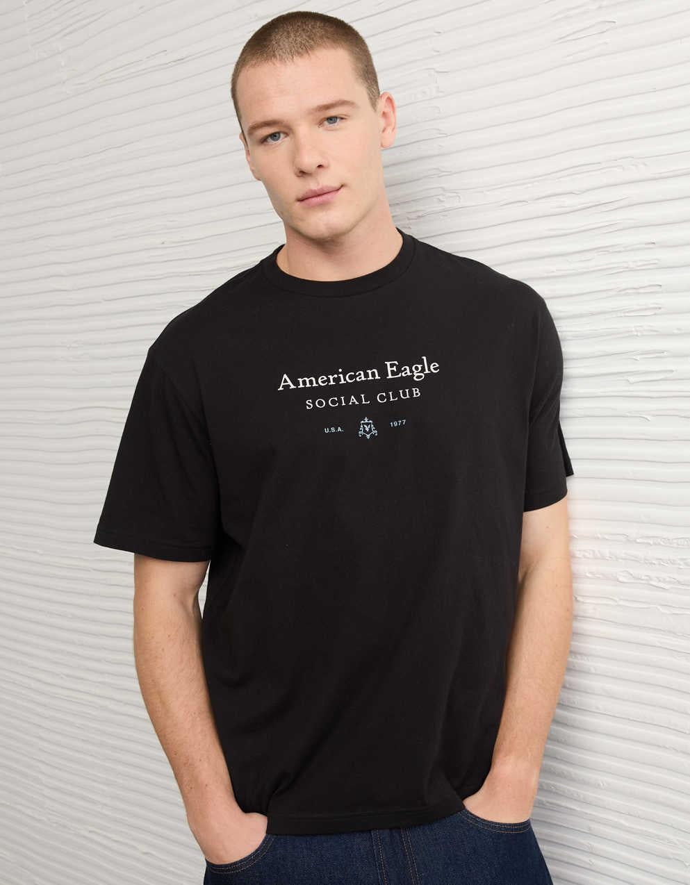 AE Standard Fit Logo Graphic T-Shirt