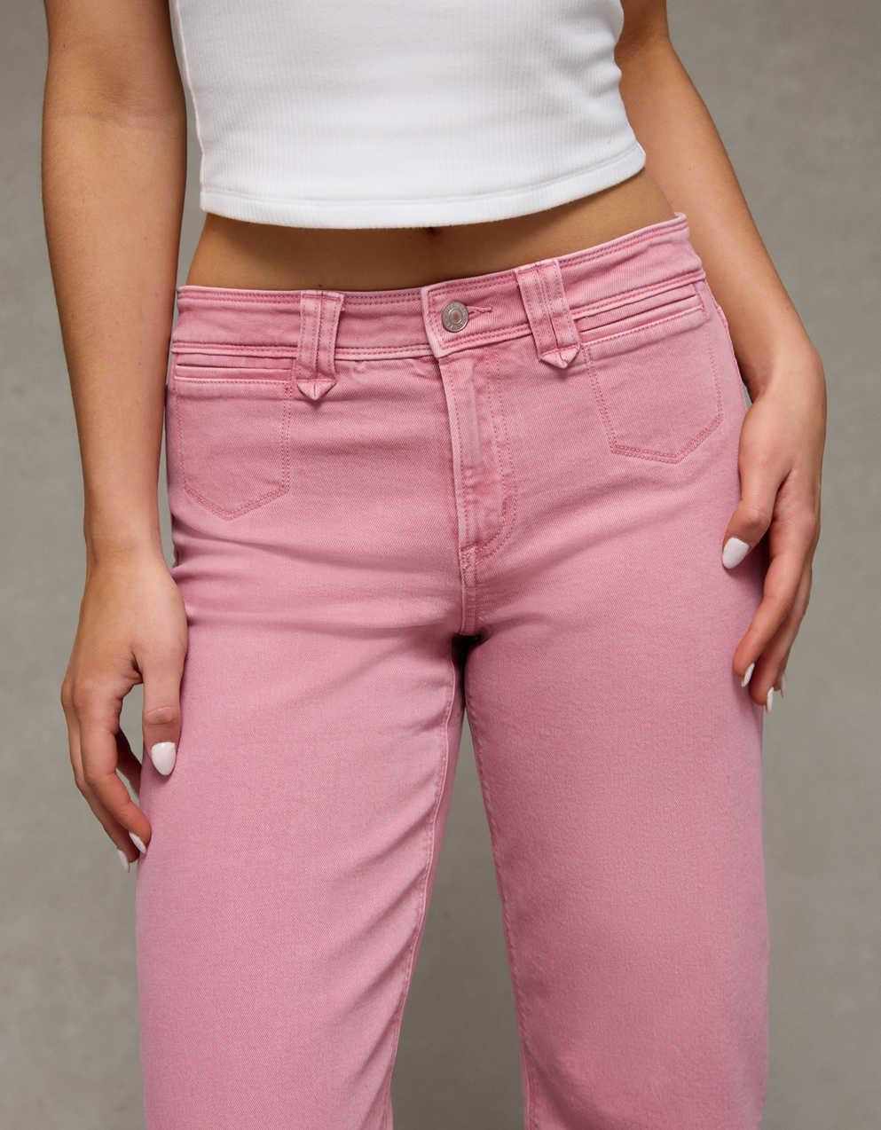 AE Stretch High-Waisted Stovepipe Crop Jean