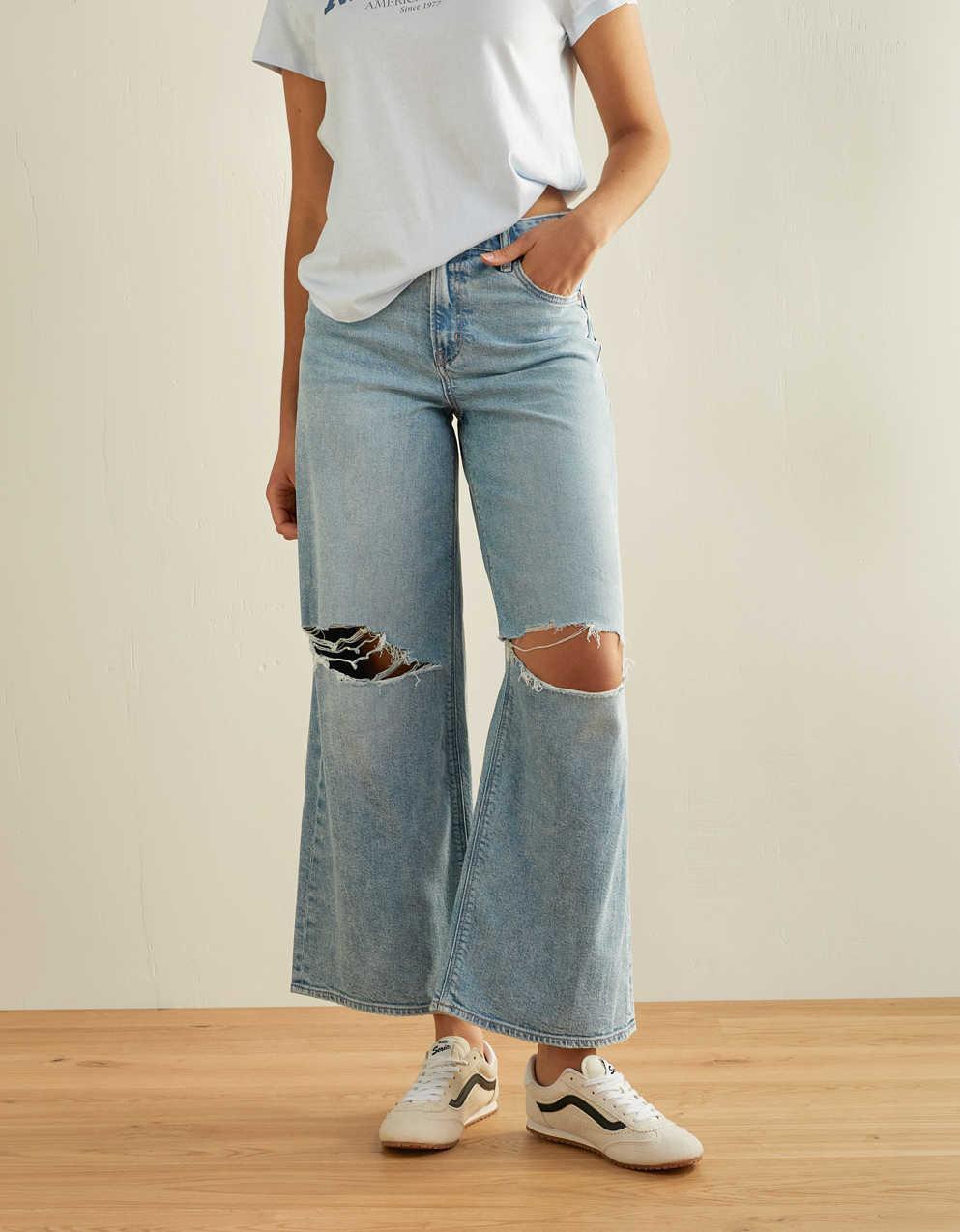 AE Super High-Waisted Ultra Wide-Leg Jean