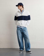 AE Colorblock Quarter-Zip Sweatshirt