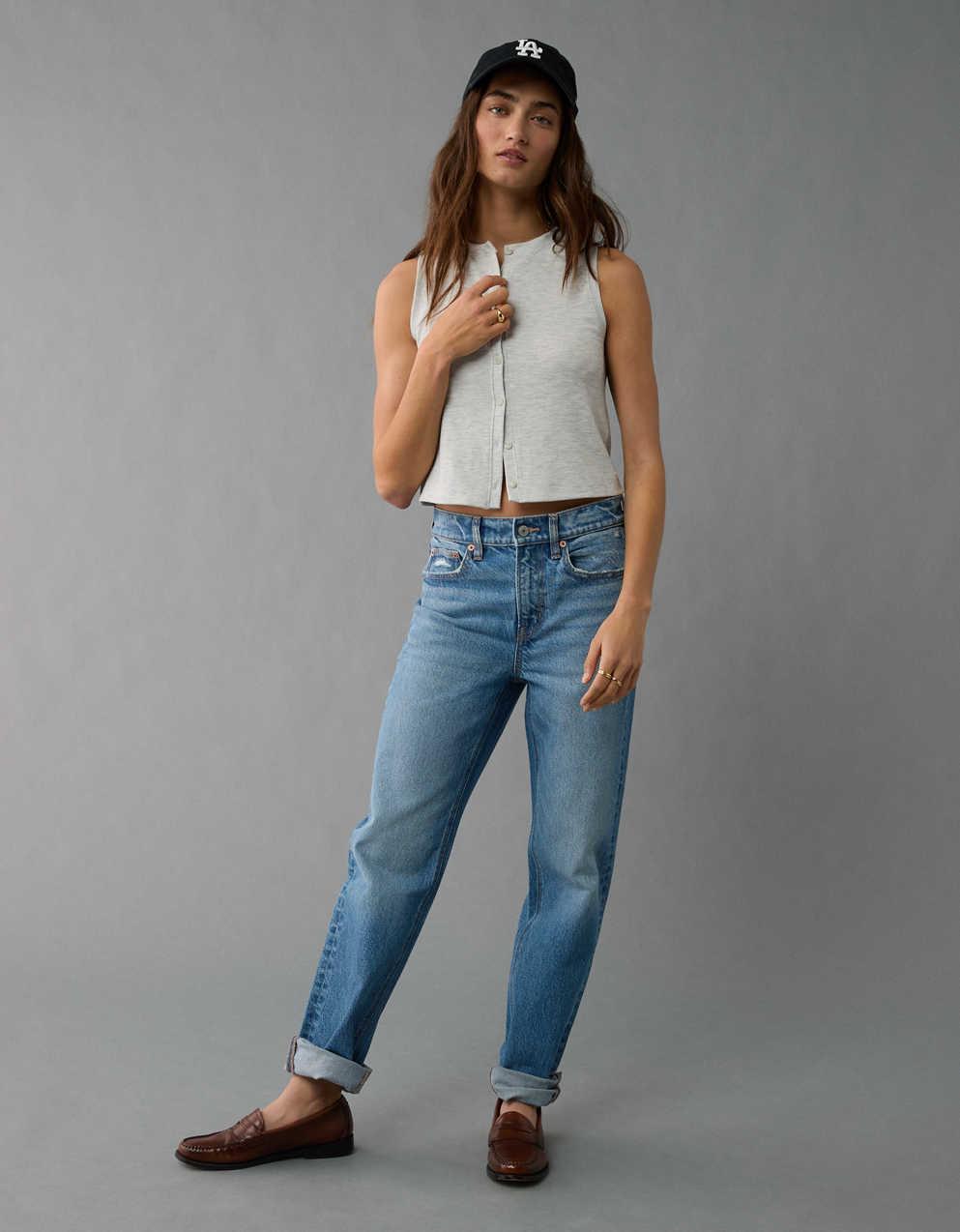 AE Button-Up Tank Top