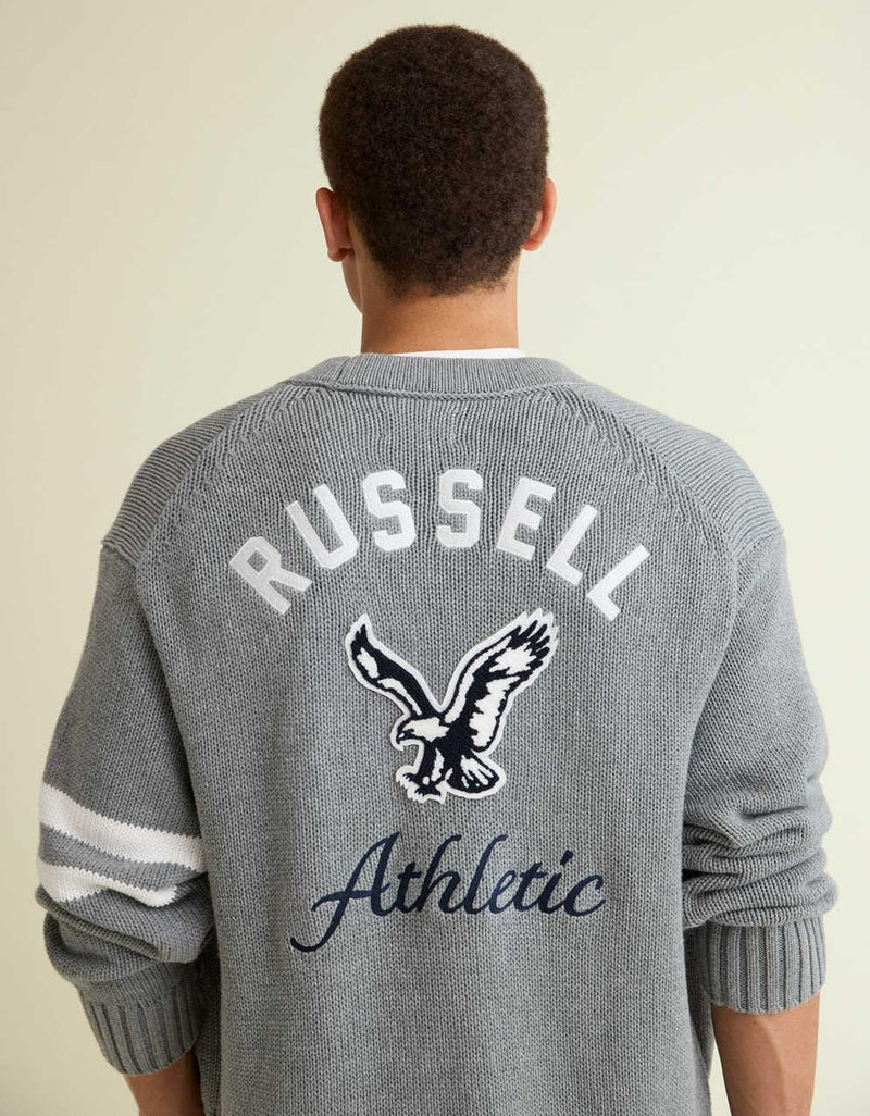 AE x Russell Athletic Varsity Cardigan Sweater