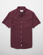 AE Short-Sleeve Slim Fit Button-Up Shirt