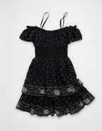 AE Off-The-Shoulder Smocked Mini Dress