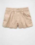 AE Stretch High-Waisted Pleated Trouser Short