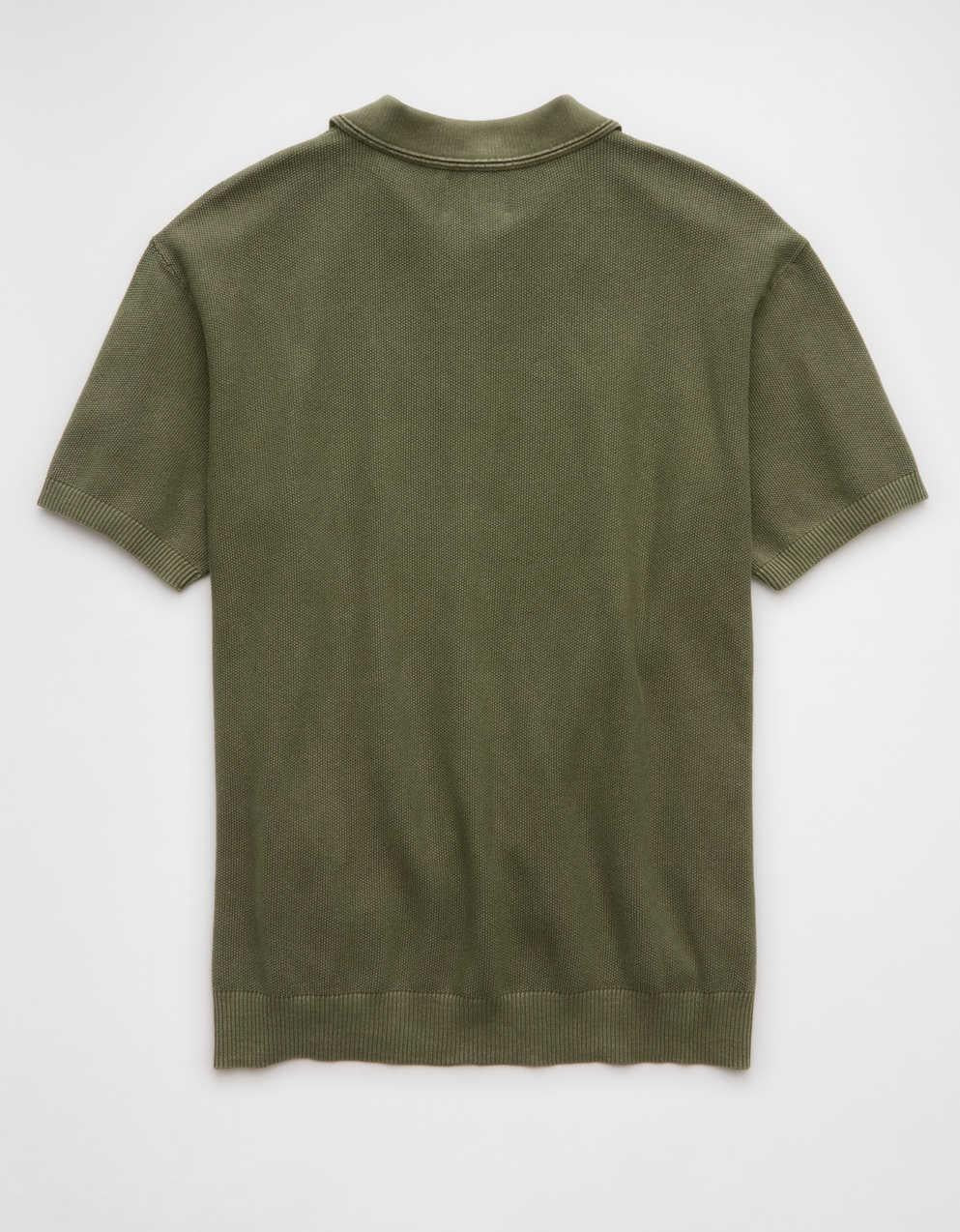 AE Weekend Washed Sweater Polo Shirt