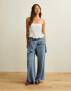 AE Tie-Waist Button-Up Cami