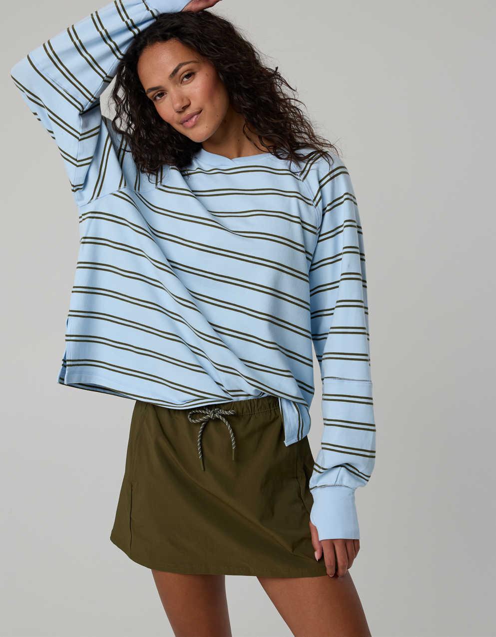 OFFLINE By Aerie Pique Long Sleeve T-Shirt
