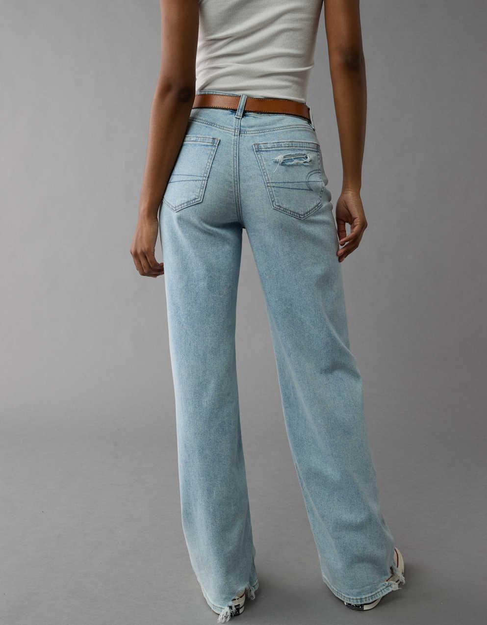 AE Super High-Waisted Baggy Wide-Leg Jean