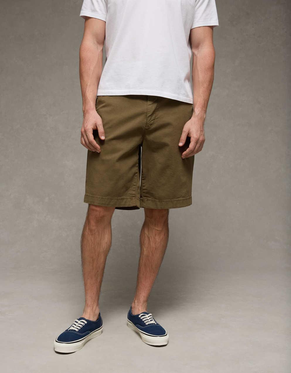 AE 7" Flex Lived-In Khaki Short