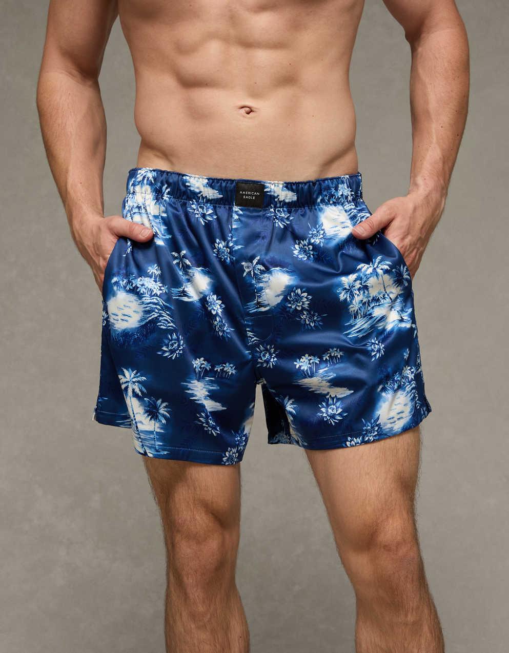 AEO Men's Satin Pocket Boxer Short