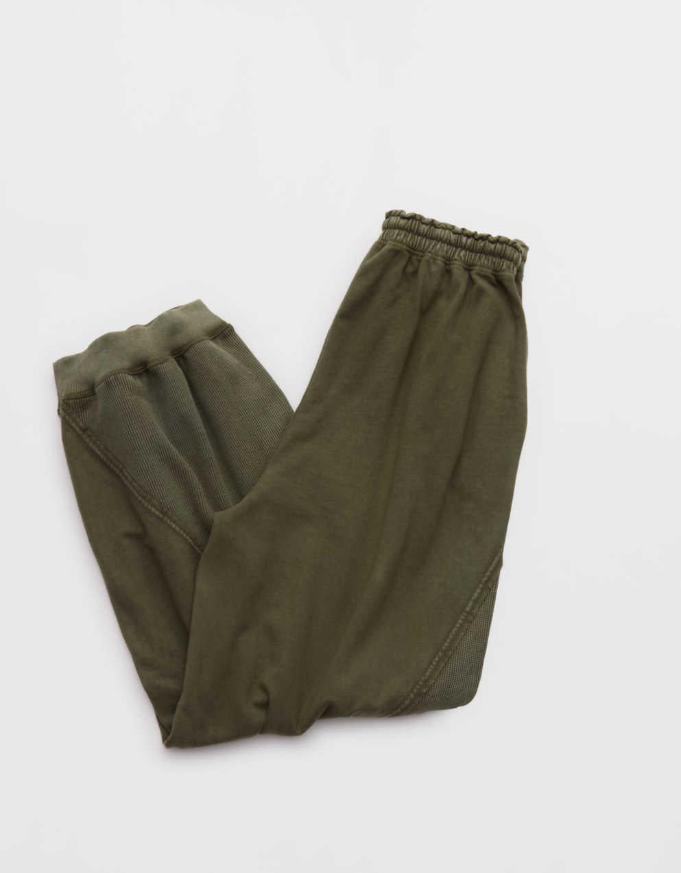 Aerie Unwind Waffle Jogger