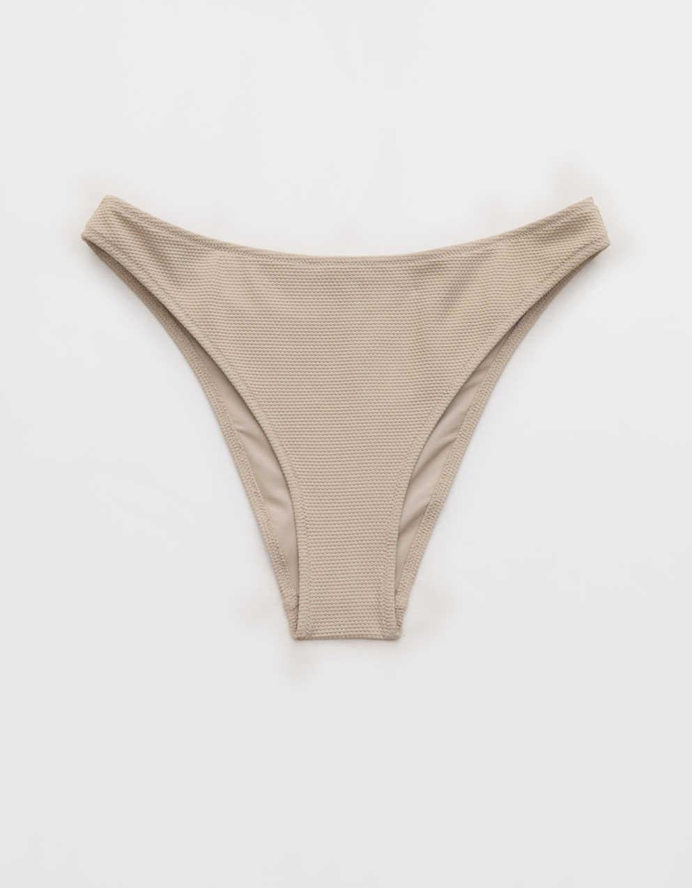 Aerie Pique Mid Rise Cheeky Bikini Bottom