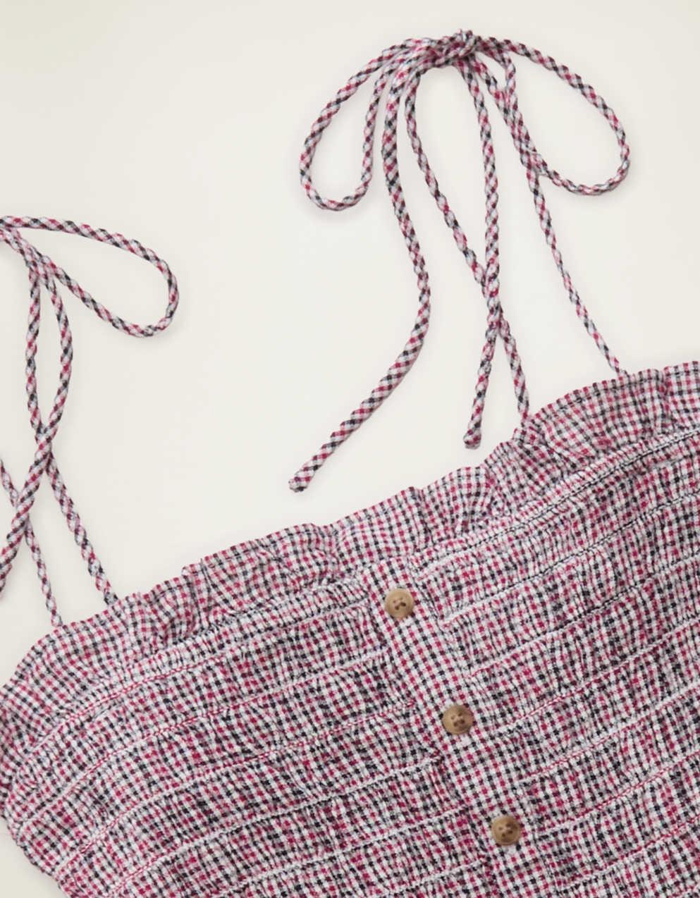 AE Smocked Button-Up Cami