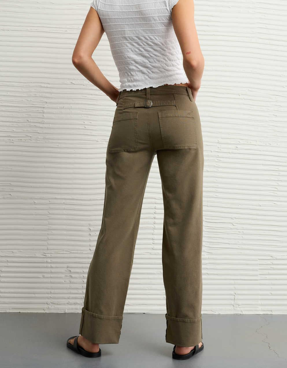 AE Stretch High-Waisted Utility Stovepipe Pant