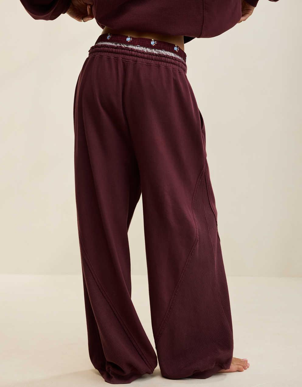 Aerie Unwind Waffle Jogger