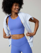 OFFLINE By Aerie Real Me XTRA Rib Switch Up High Neck Sports Bra