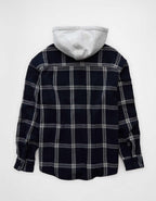 AE Hooded Flannel Shirt