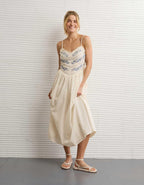 AE Bella Lace Inset Midi Dress
