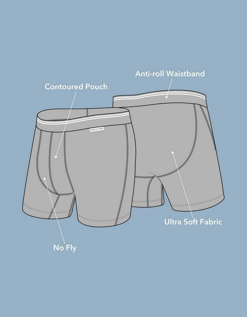 AEO Men's Valentine's Day 6" Ultra Soft Boxer Brief