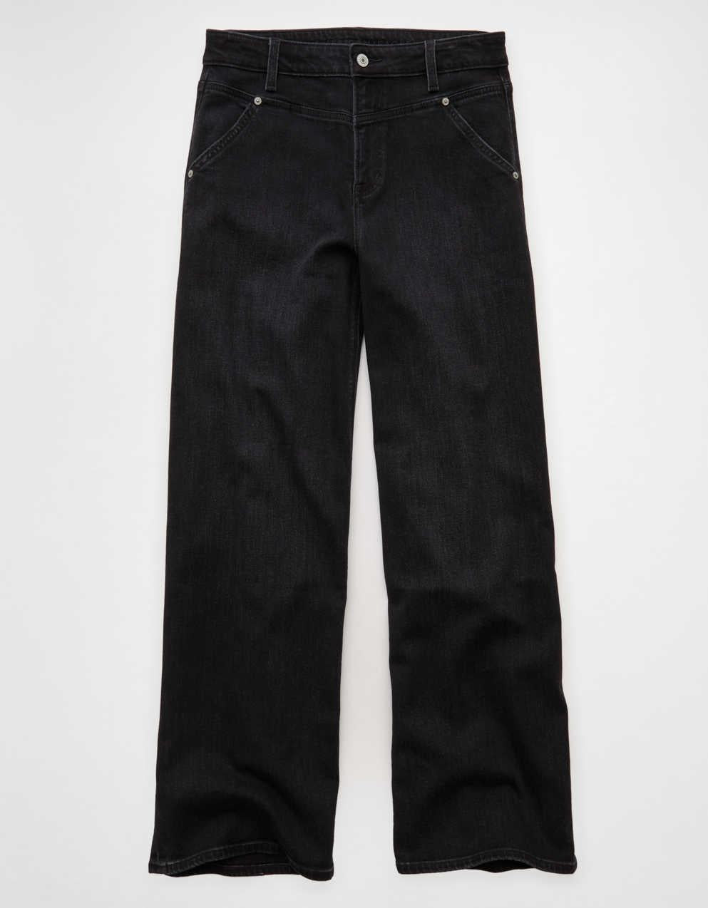 AE Super High-Waisted Baggy Wide-Leg Jean