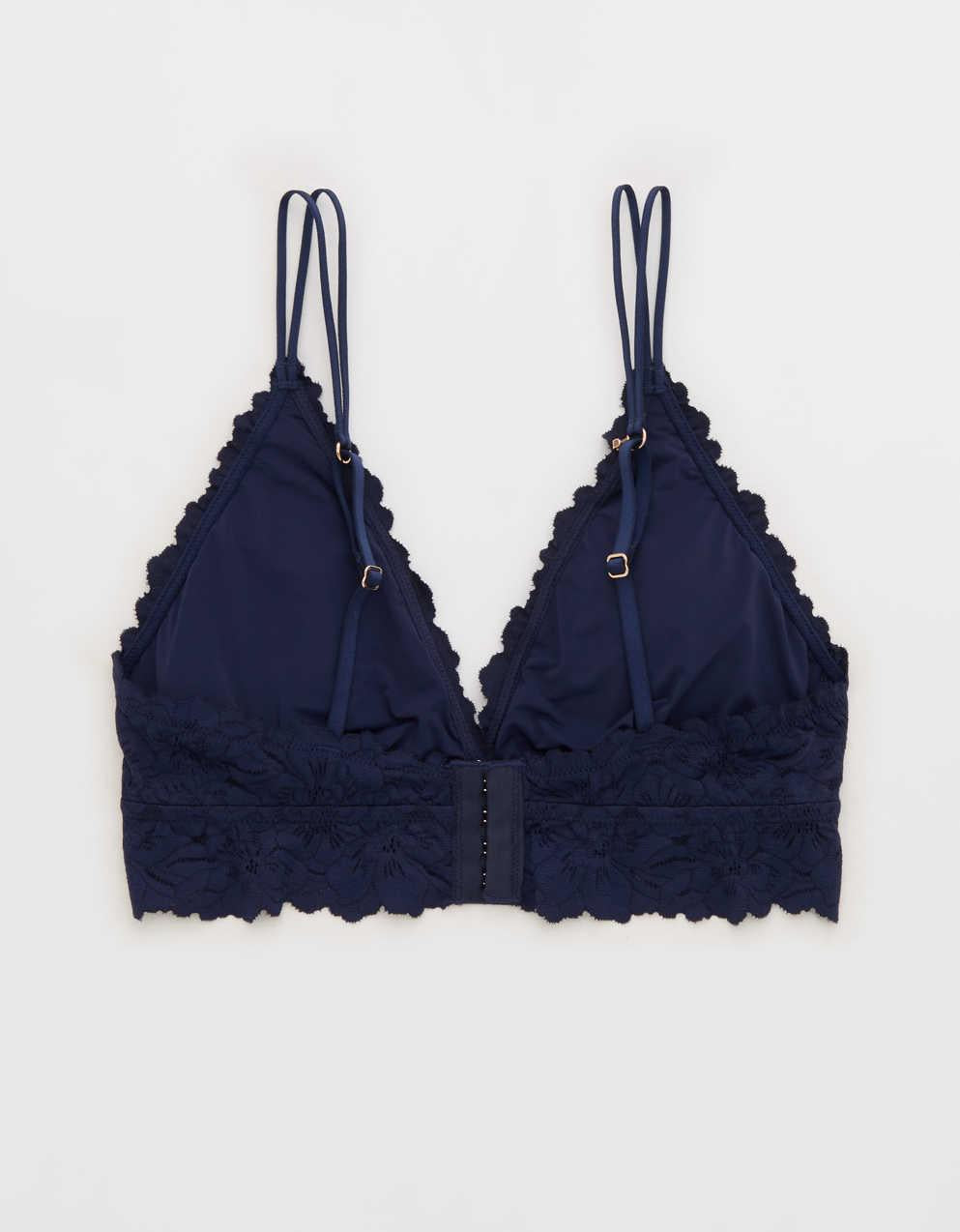 Show Off Rosey Lace Padded Plunge Bralette