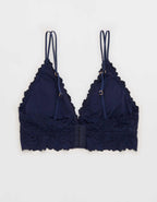 Show Off Rosey Lace Padded Plunge Bralette