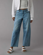 AE Dreamy Drape Strigid Barrel Jean