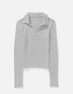 AE Long-Sleeve Plush Polo T-Shirt