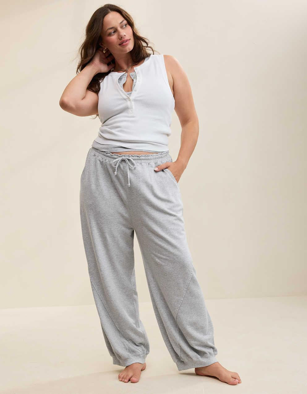 Aerie Unwind Waffle Jogger