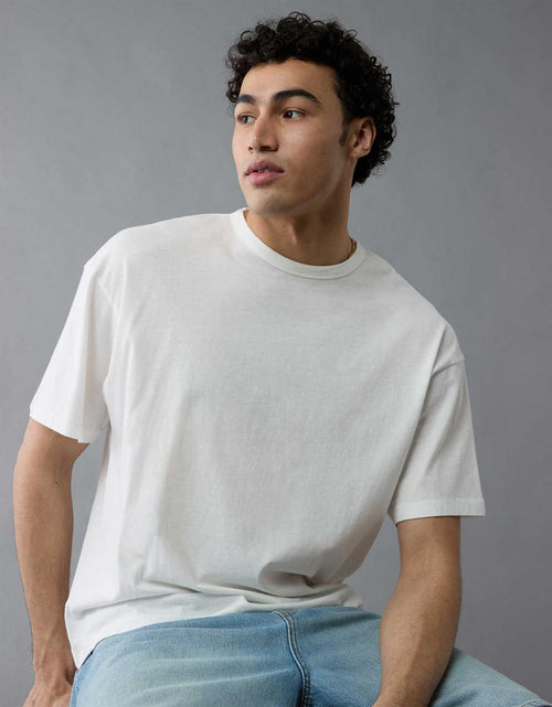 AE Boxy Linen-Blend T-Shirt