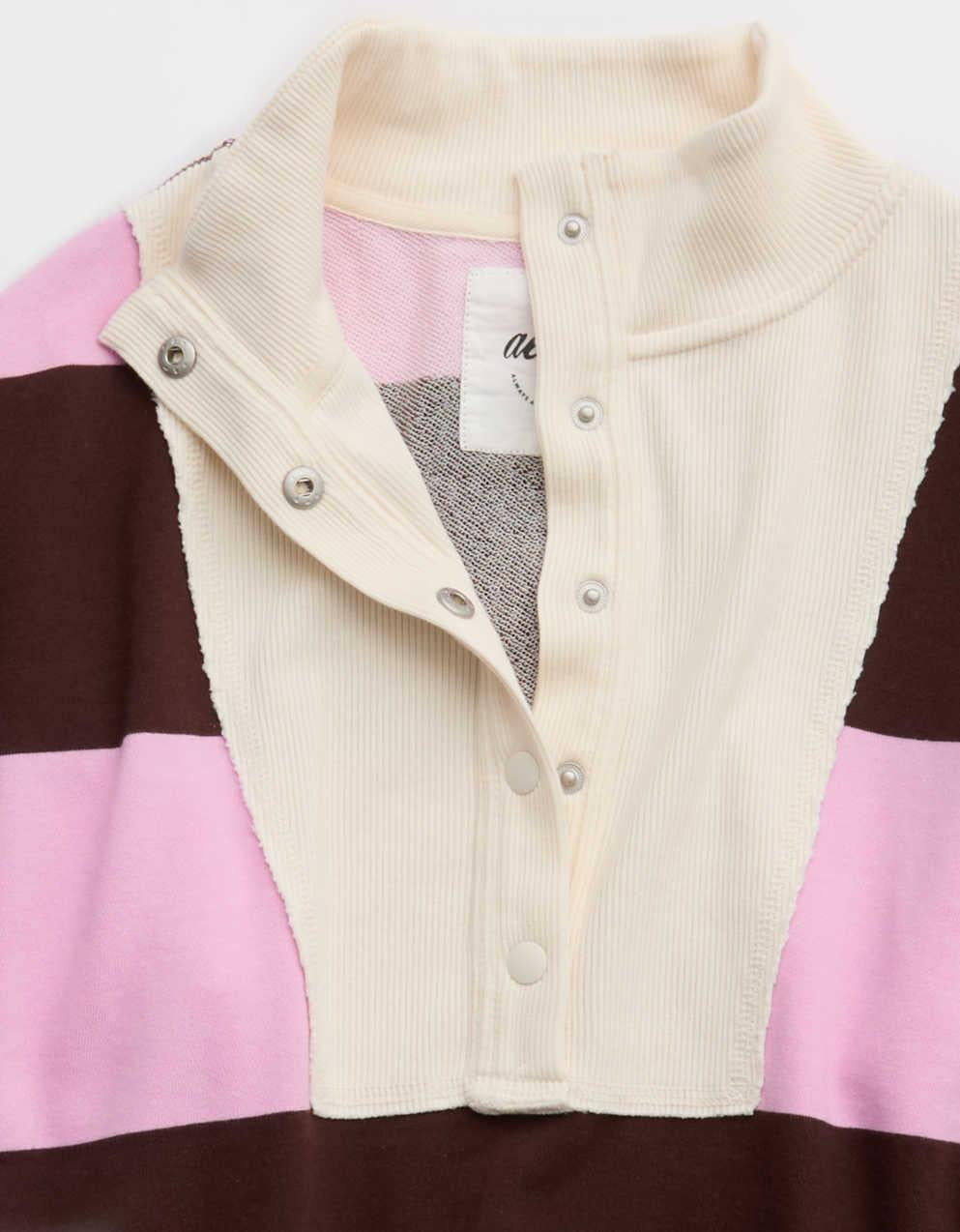 Aerie Quarter Snap Sweatshirt