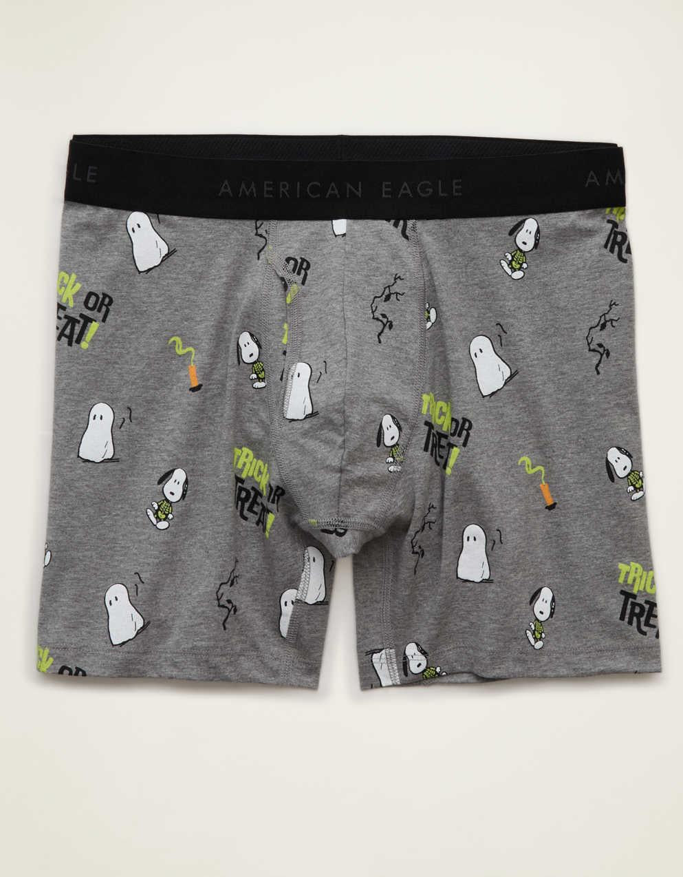 AEO Men's Halloween Snoopy 6" Classic Cotton Boxer Brief