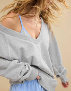 Aerie Downtime V-Neck Sweatshirt