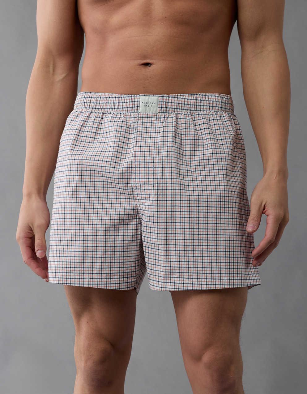 AEO Stretch Plaid Classic Boxer Short