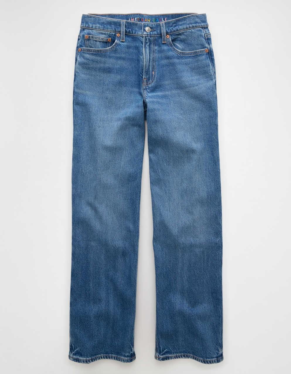 AE Pride Stretch High-Waisted Stovepipe Jean