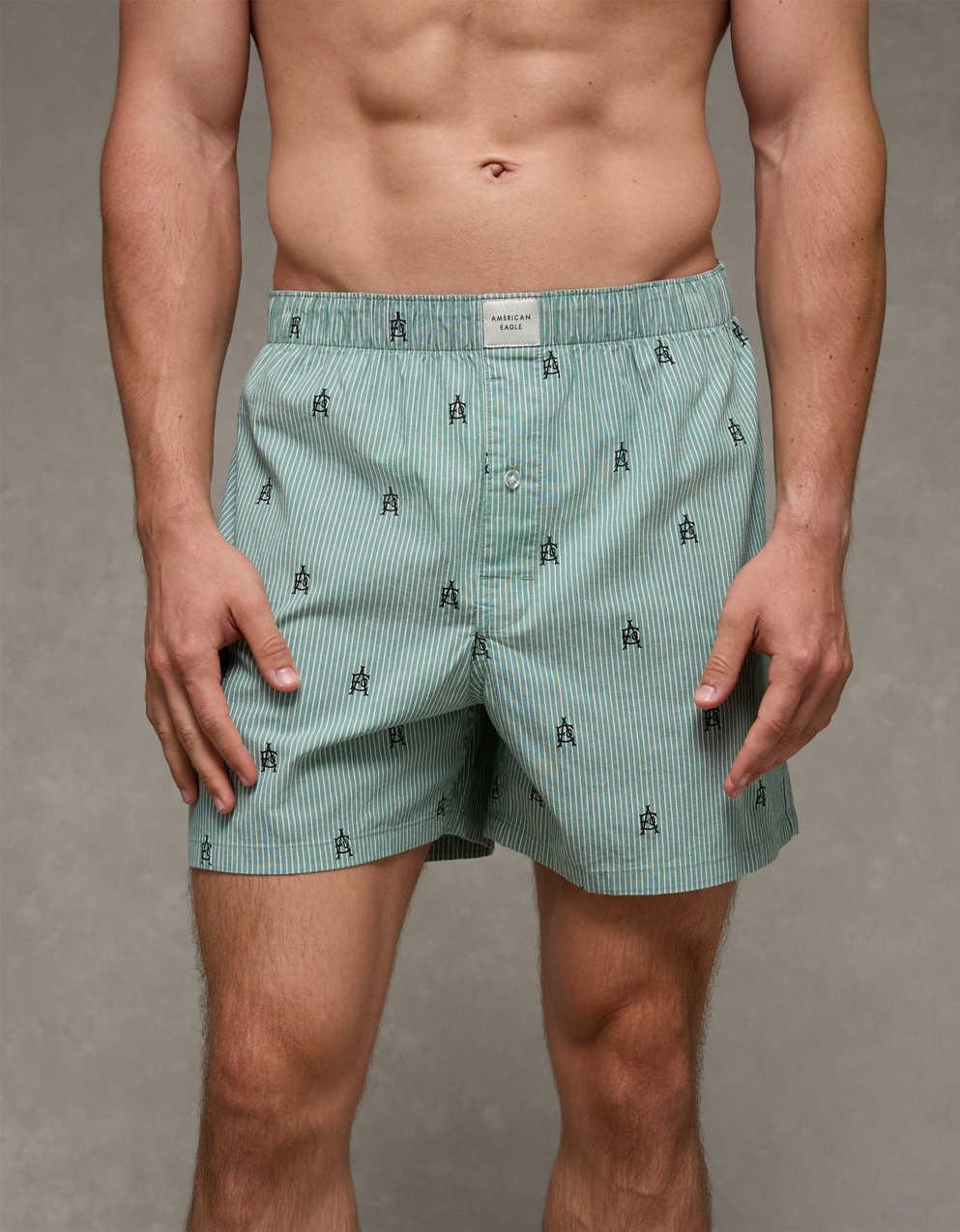 AEO Men's Stretch Cotton Boxer Short