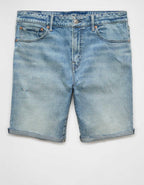 AE 9" AirFlex+ Distressed Denim Short