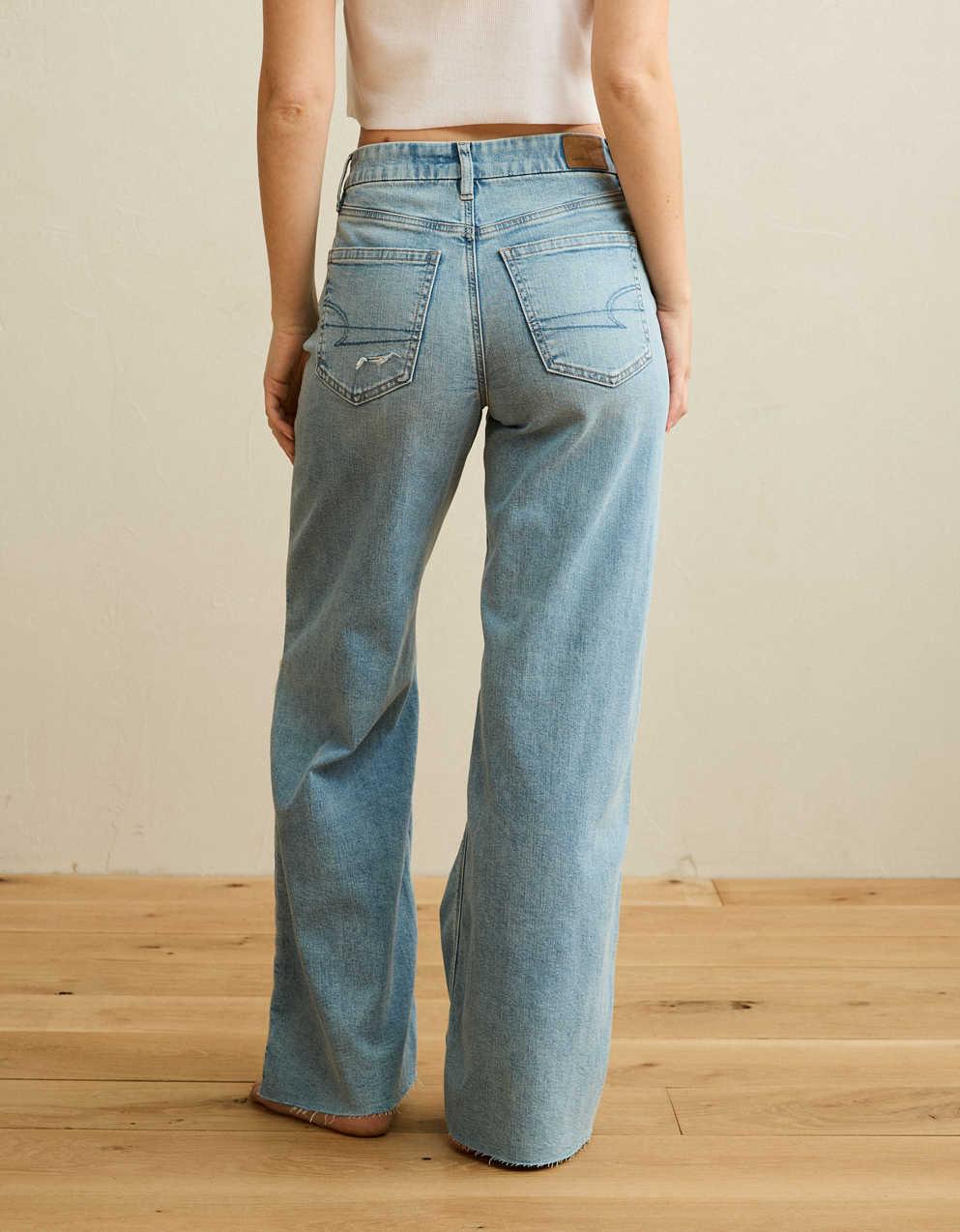 AE Curvy Super High-Waisted Baggy Wide-Leg Jean