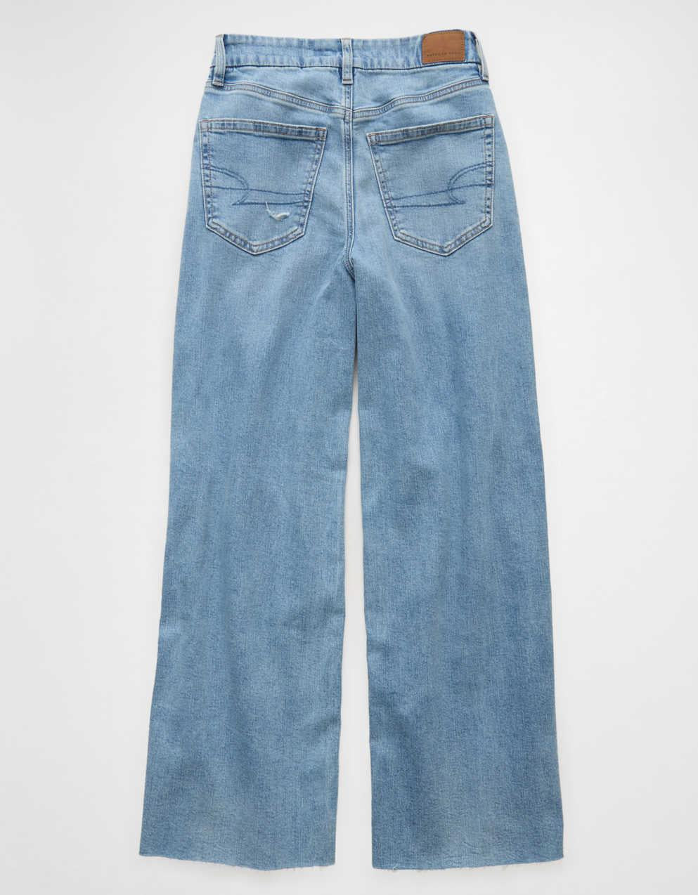 AE Curvy Super High-Waisted Baggy Wide-Leg Jean
