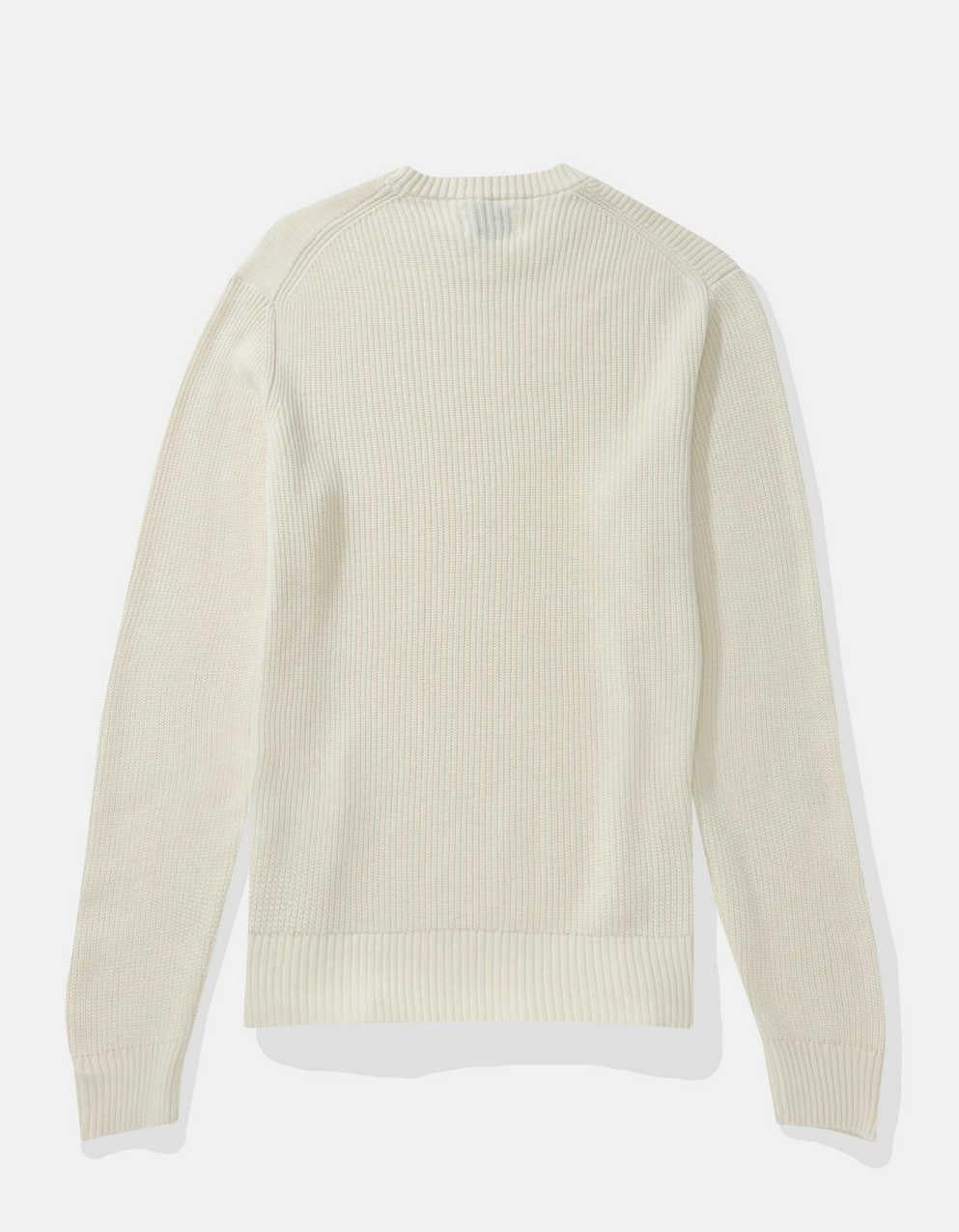 AE Waffle Crew Neck Sweater