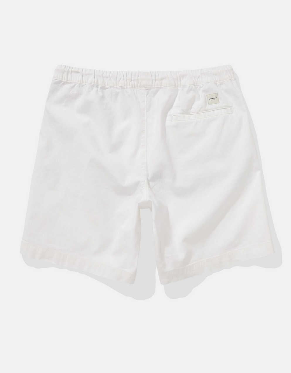 AE 8" Flex Lived-In Linen-Blend Trekker Short