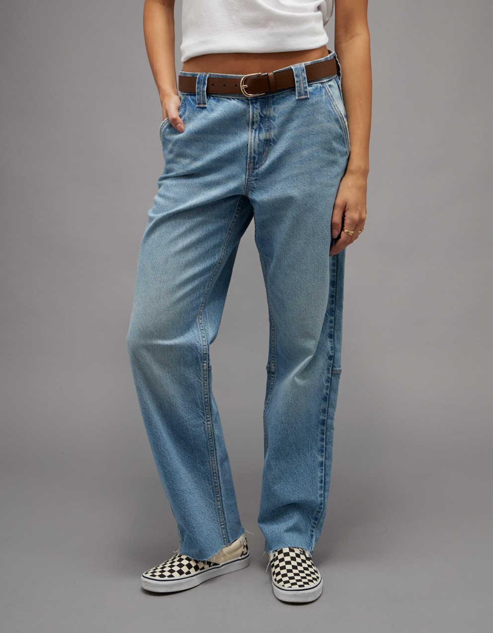 AE Strigid Low-Rise Baggy Straight Jean