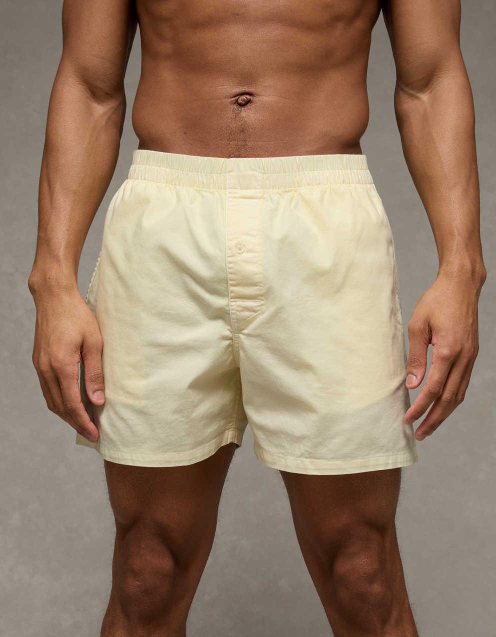 AEO Men's Poplin Classic Pocket Boxer Short