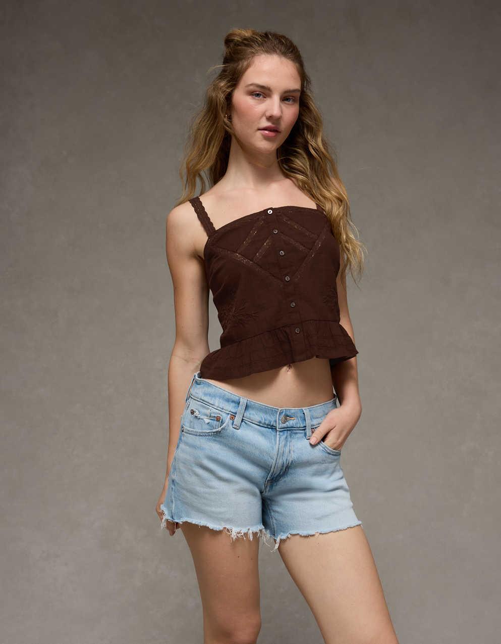 AE Fitted Peplum Cami
