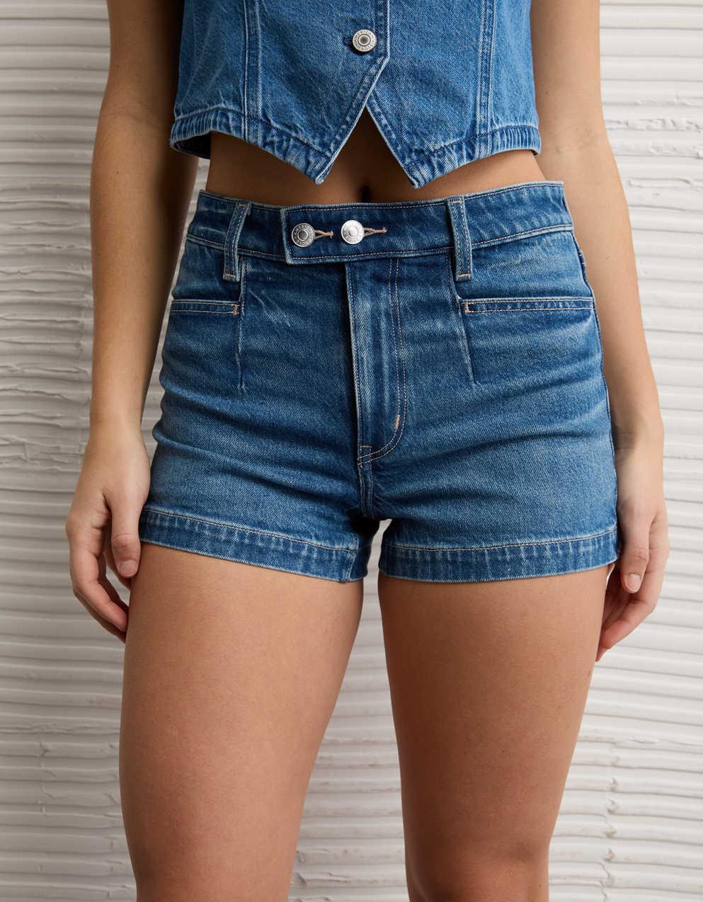 AE Stretch Denim Mom Short