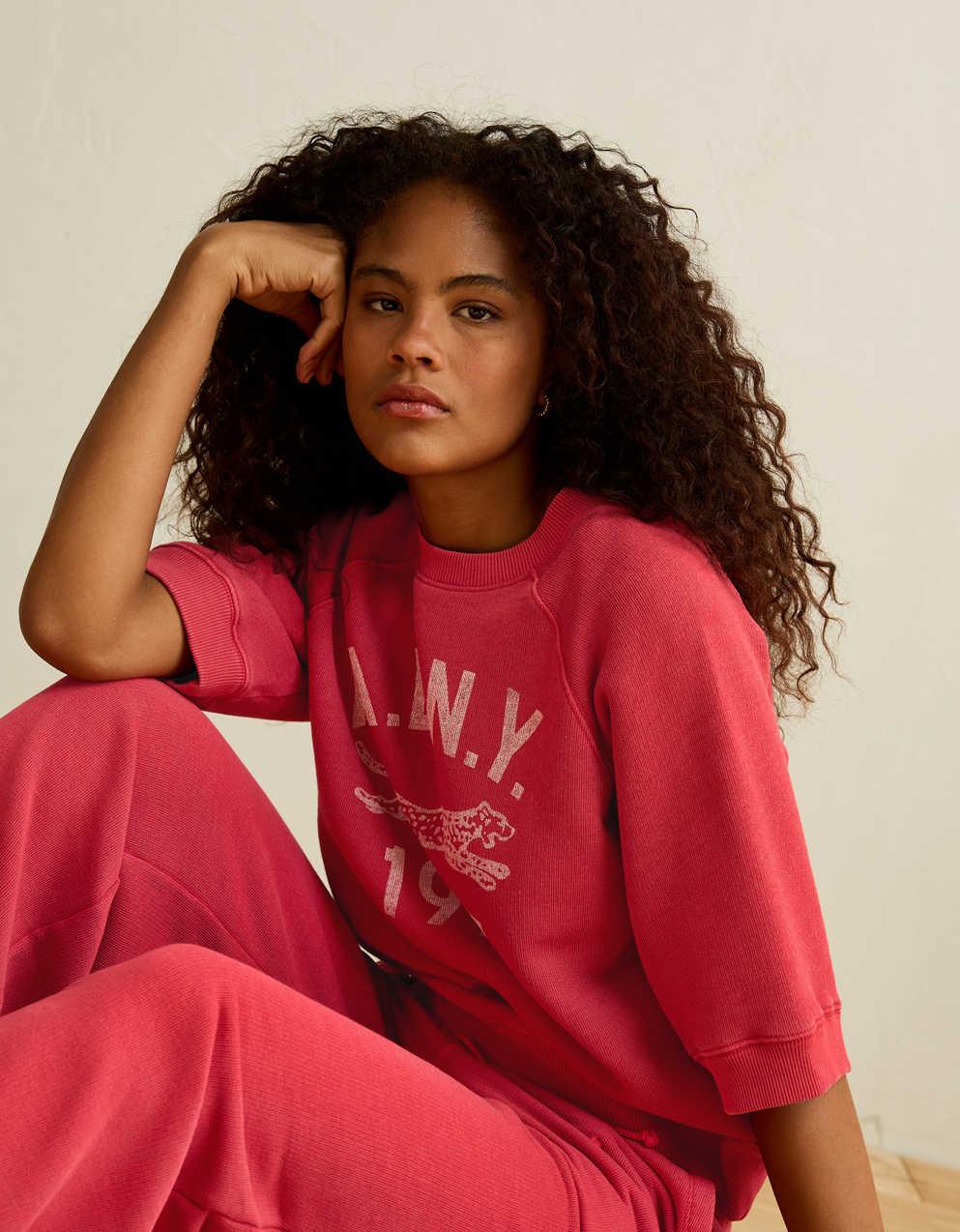 AE Campus Short-Sleeve Sweatshirt