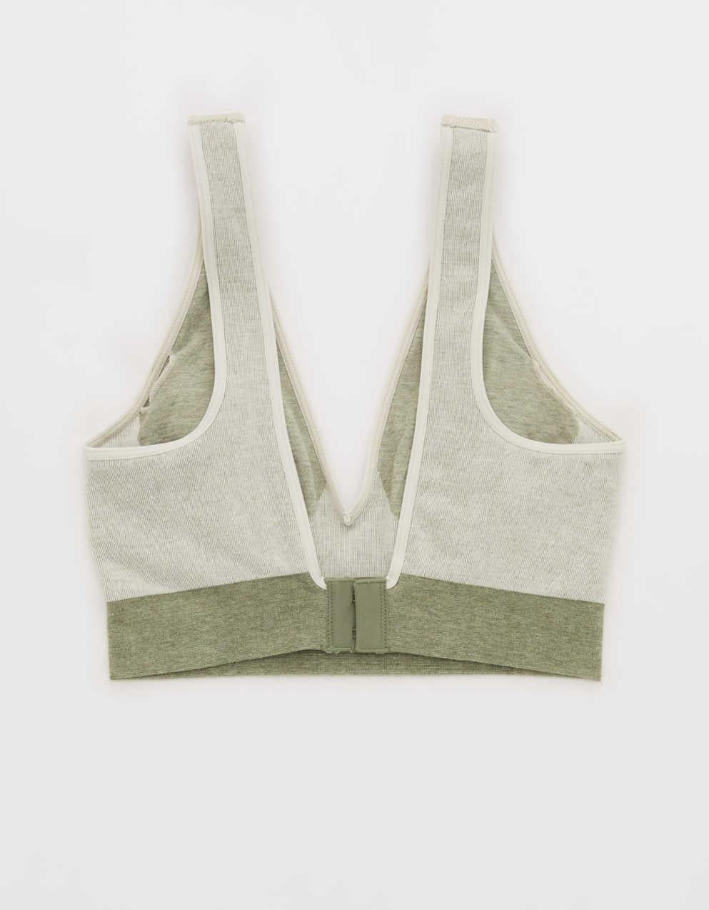 Superchill Cotton Seamless Plunge Bralette