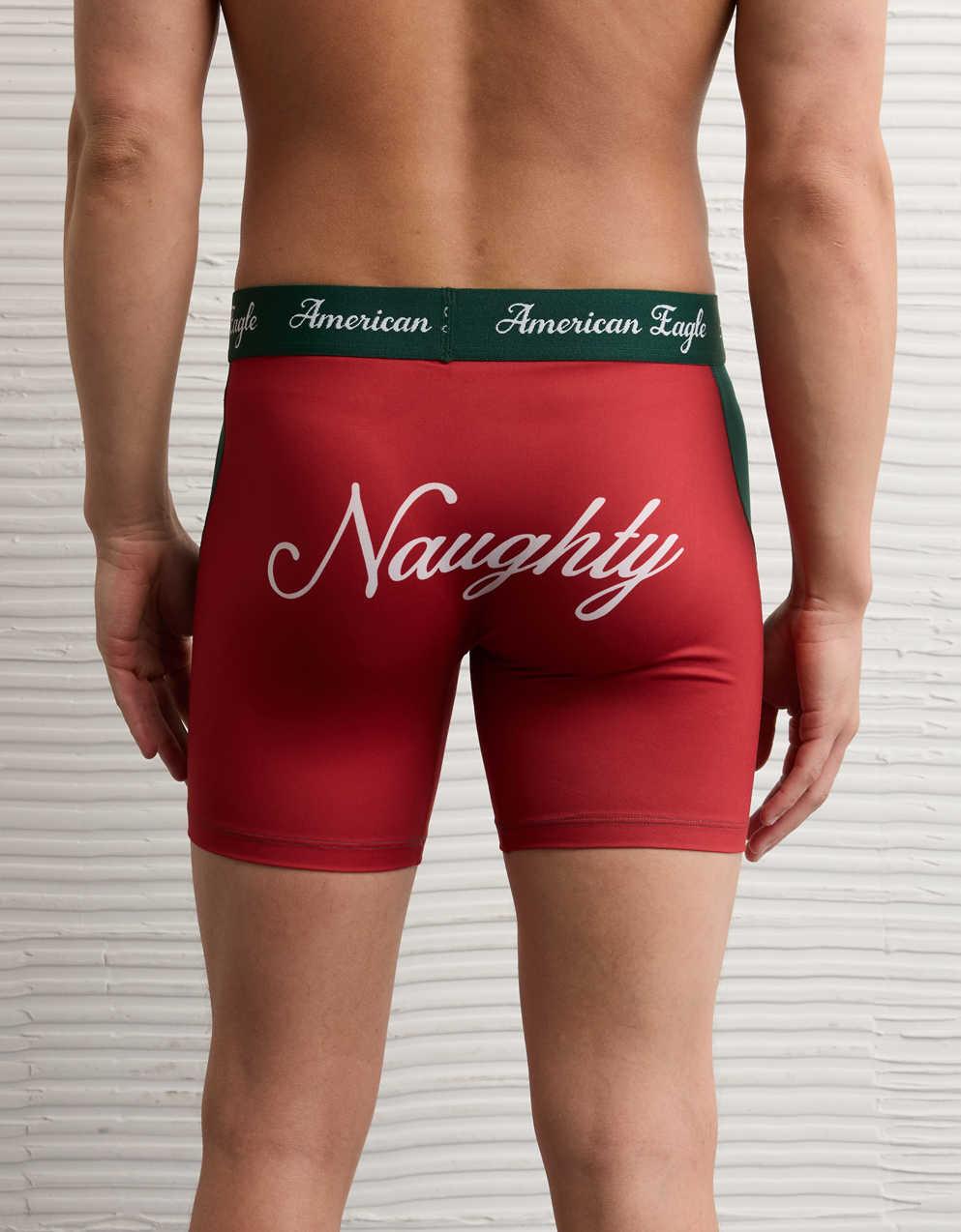 AEO Men's Christmas 6" Flex Boxer Brief