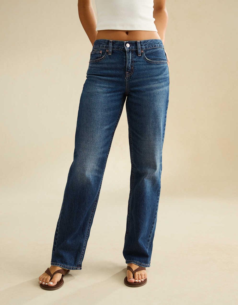 AE Low-Rise Classic Straight Jean